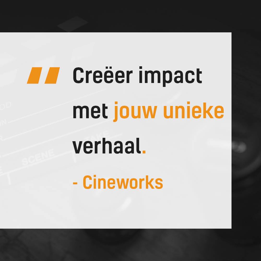 Creëer impact met jouw unieke verhaal.