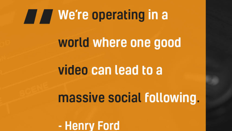 We’re operating in a world where one good video can lead to a massive social following